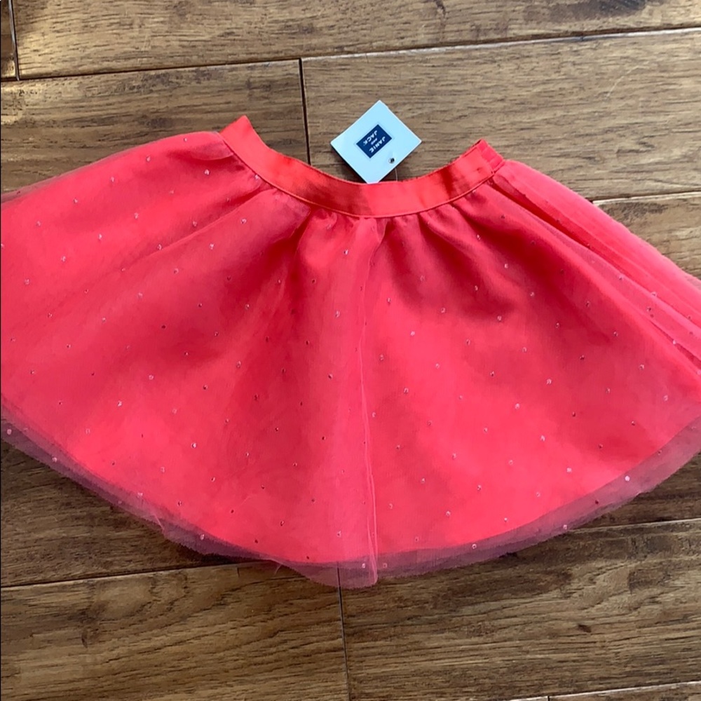 NWT Janie and Jack 18-24 red tulle skirt